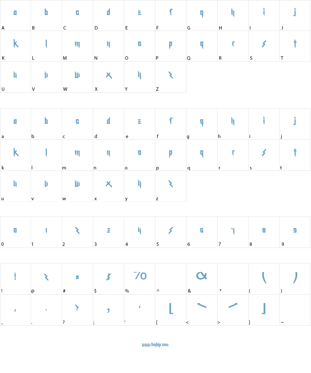 Kitty Katastrophe Font Character